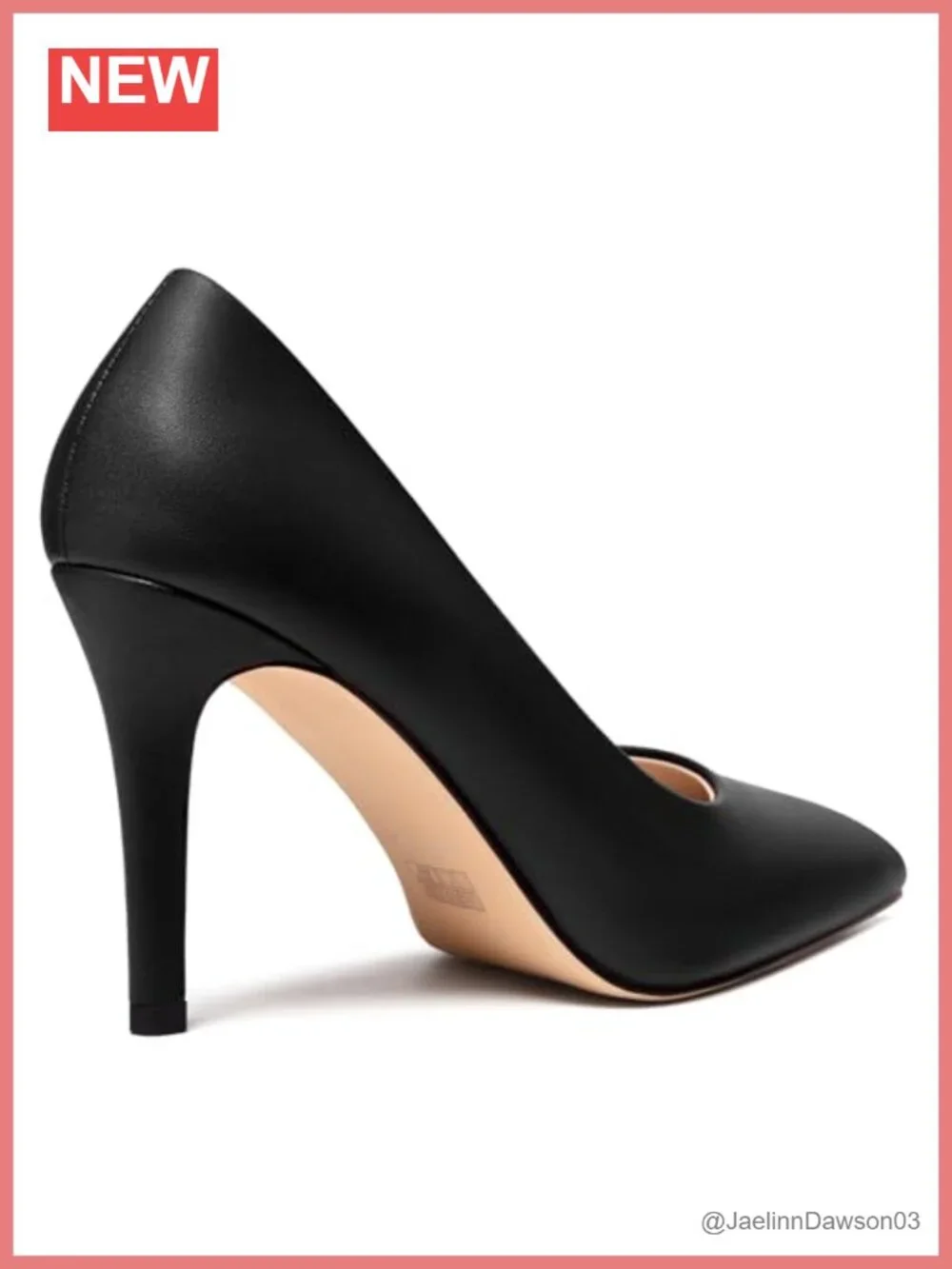 Women's Elegant Pointed Toe Stiletto Heel Pumps Classic Faux Leather Slip-On